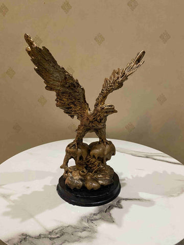 Fiber Sculpture Eagle Modern Decor Style