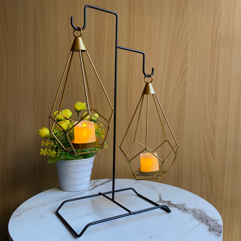 Dual Hanging Candle Stand