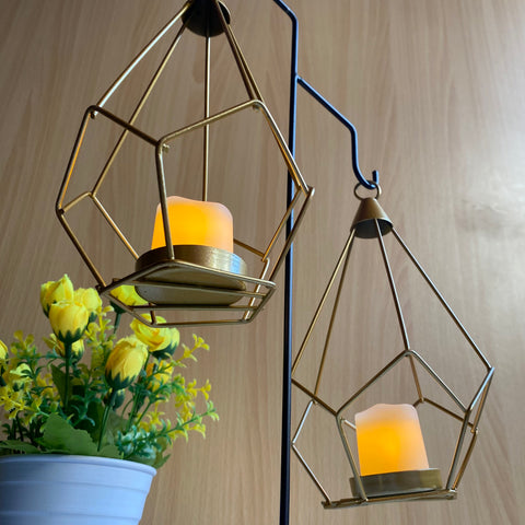 Dual Hanging Candle Stand