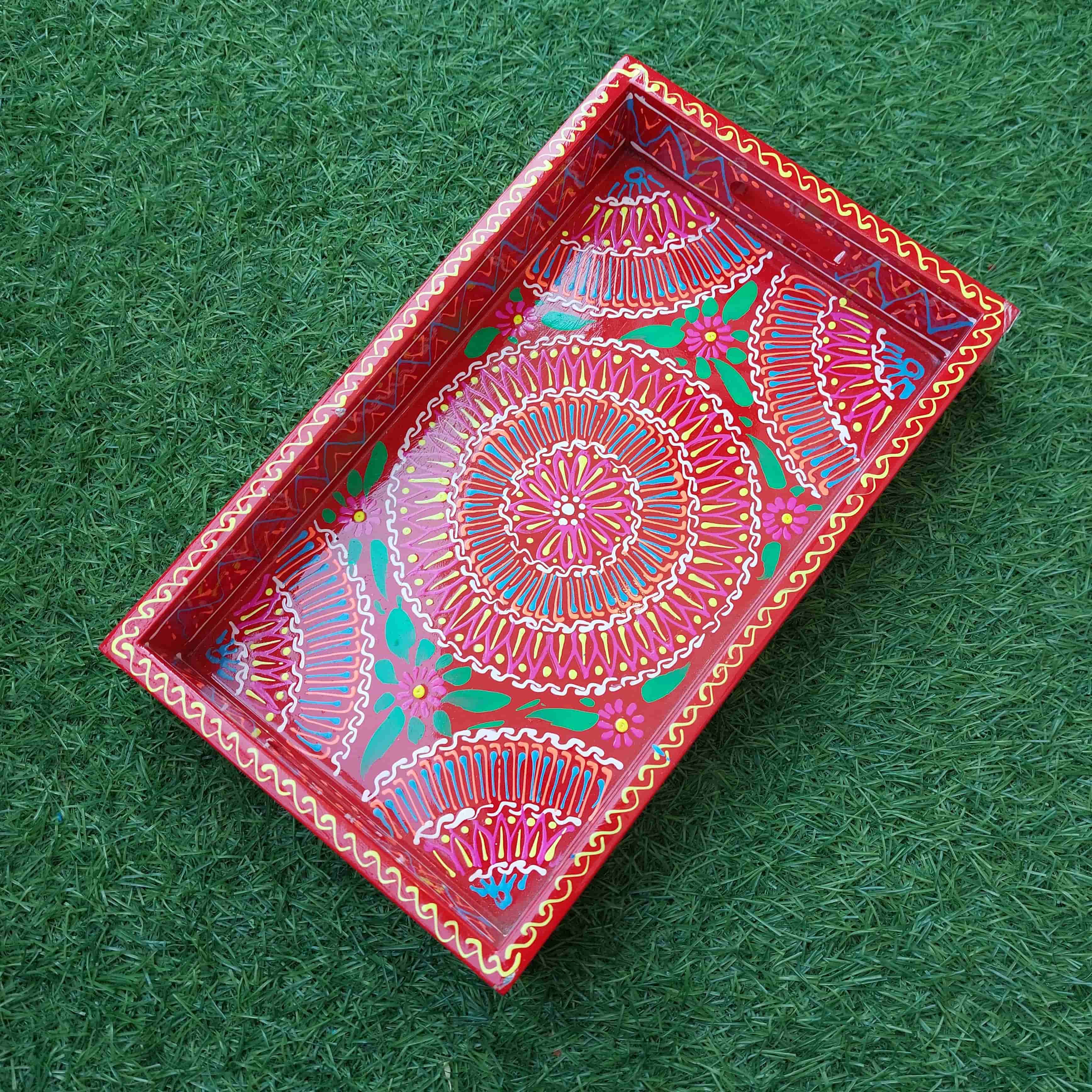 rectangle-truck-art-tray-in-red-color.-naqshi.pk-kitchen-decor-trays-truck-art-1