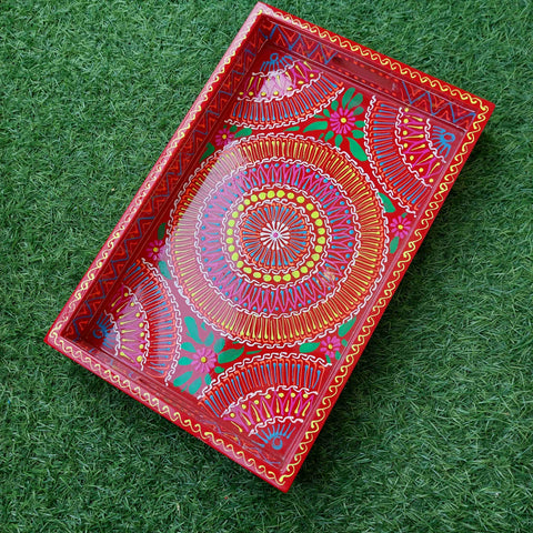 rectangle-truck-art-tray-in-red-color.-naqshi.pk-kitchen-decor-trays-truck-art-2