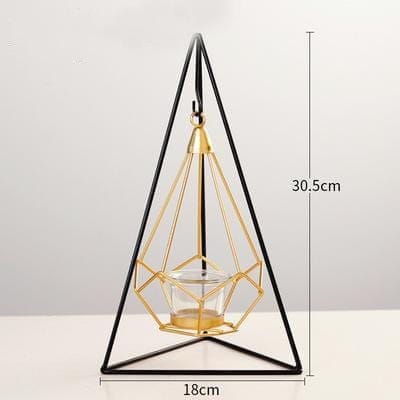 Hanging Candle Stand Triangle' Shaped