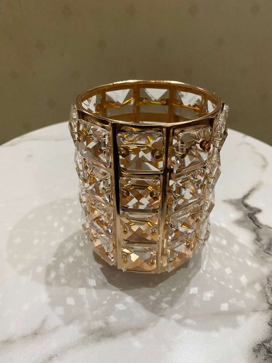 Shiny Crystal Pen Holder Perfect For Home Decor.