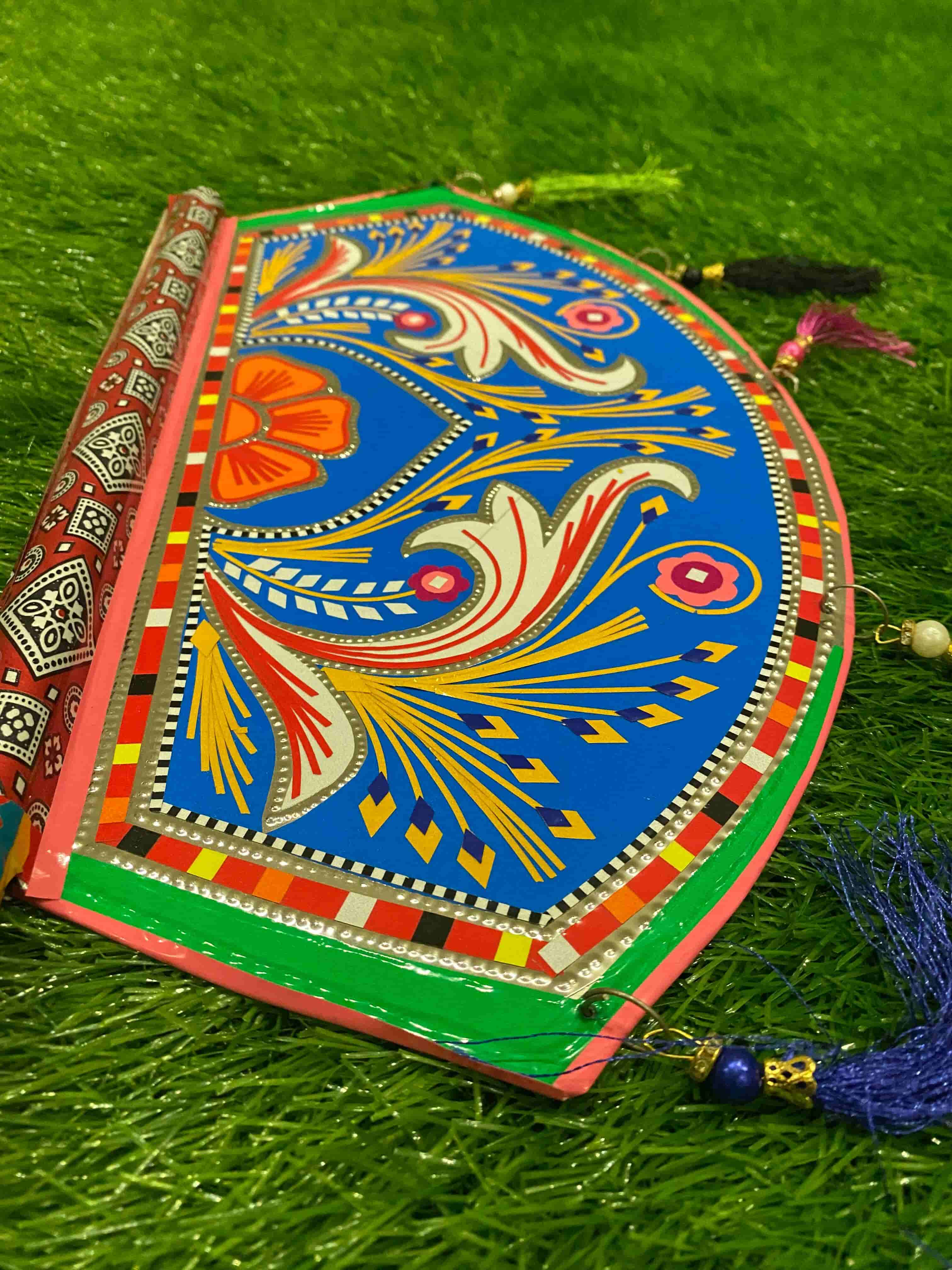 chamakpatti-traditional-handfan-royal-blue-naksh-decor-handfan-home-decor-truck-art-1